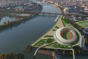 Budapesti Atlétikai Stadion, alapállapot - építész: Károlyi István