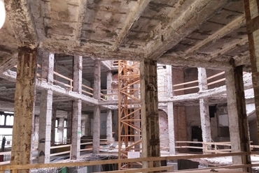 Építési munkálatok jelen állapota - fotó: sajtóközlemény