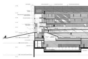 Metszet - építész: Tarnóczky Tamás Attila