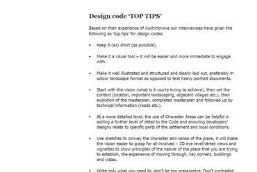 Design Code tippek