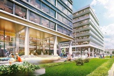 Agora Budapest - fejlesztő: HB Reavisépítész: Make Architects, Finta Studió