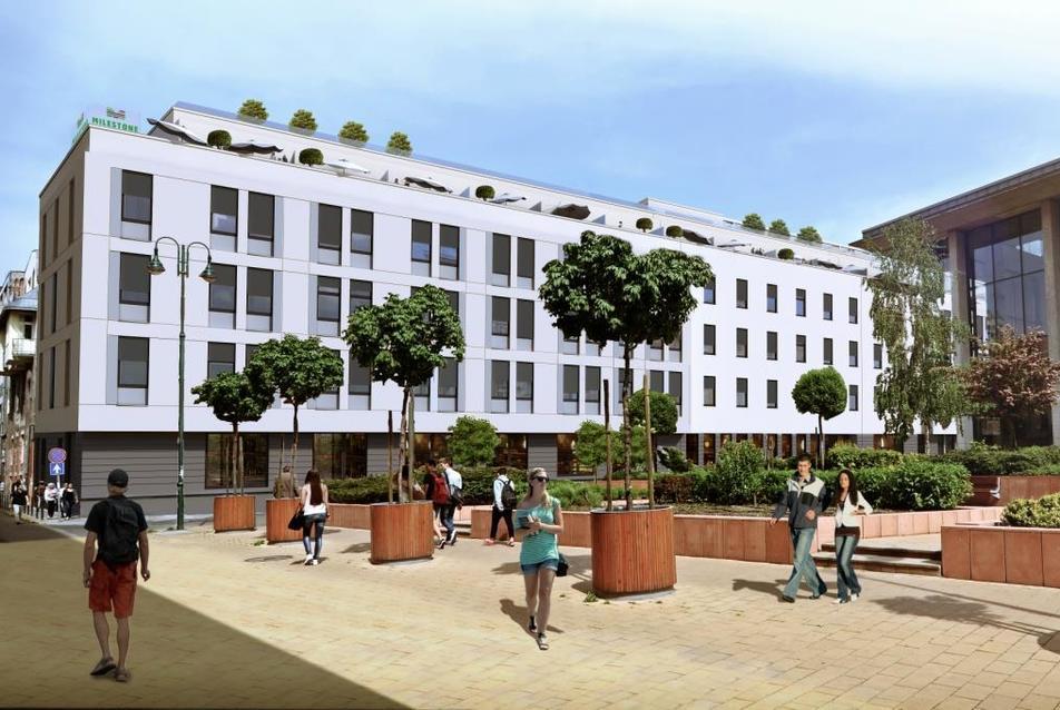 Milestone Budapest - fejlesztő: Forestay Development - építész: Avantgard Építész Stúdió, K-arc Kreatív Műhely
