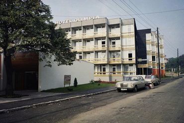 Olimpia Hotel, Normafa, 1972 - építész: Farkasdy Zoltán - fotó: Bauer Sándor, Fortepan.hu