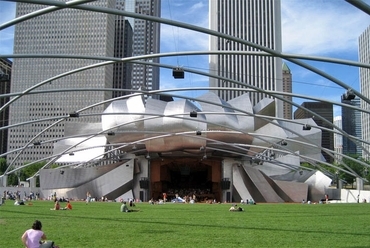 Millenium park, Chicago, 2004 - építész: Frank Gehry - fotó: donparrish
