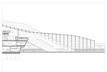 Nápoly-Afragola állomás - építész: Zaha Hadid