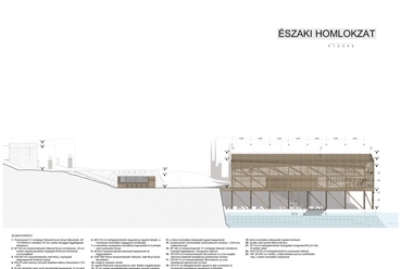 Csónakház, homlokzat - építész: Zsiros Renáta