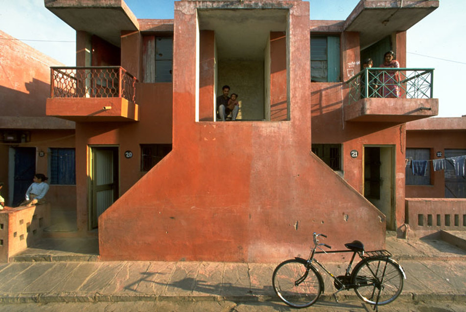 Aranya Low Cost Housing1989, Indore, India - fotó: Vastushilpa Foundation