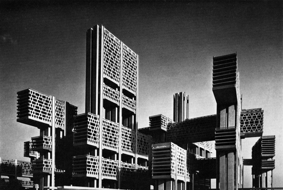Tsukiji District, Tokió, 1963. - építész: Tange Kenzo