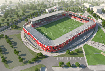 Bozsik Stadion - építész: Óbuda Építész Stúdió