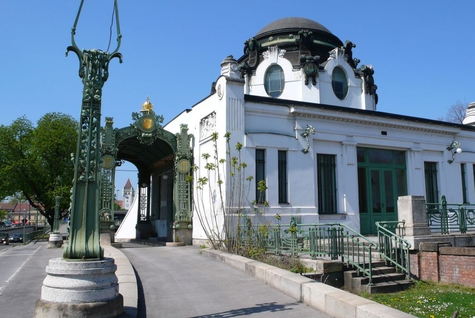 Otto Wagner Hofpavillon Hietzing, Bécs Schönbrunner Schloßstrasse - építész: Otto Wagner - fotó: wikipedia.org