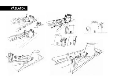 Vázlatok - építész: Erdős Imre