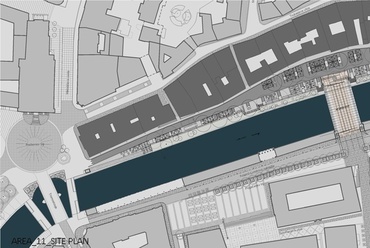 Megújult vízpart Ljubljanában - forrás: http://www.publicspace.org