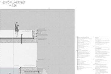 1-es főfal - építész: Tóth Gábor