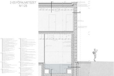 2-es főfal - építész: Tóth Gábor