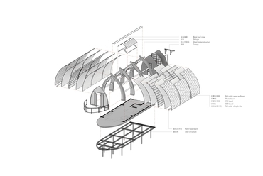 Vízparti nyaralók Kínában - építész: The Design Institute of Landscape and Architecture China Academy of Art