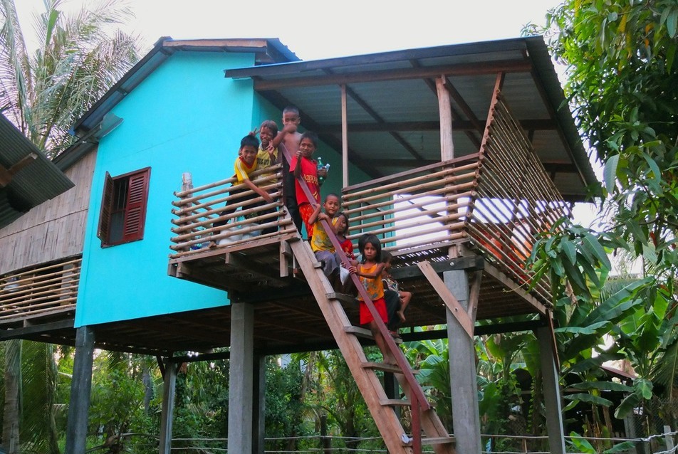 Framework ház névvel ellátott projekt, egy korábbi pályázat nyertese Phnom Penh-ben - építész: Atelier COLE