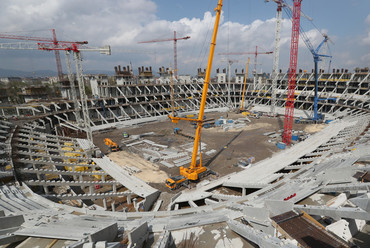 Puskás Ferenc Stadion építése - fotó: Weber Zsolt, Blikk