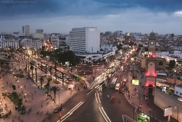 Casablance éjjel: Marokkó - fotó: Flickr, Hamza Nuino
