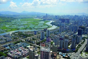 Shenzen madártávlatból, Kína - fotó: Flickr, Yuan 2003