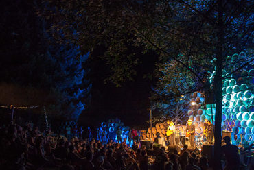 Pickathon Music Festival, installáció - építész: Portland State University építészeti hallgatói