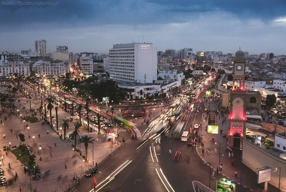 Casablance éjjel: Marokkó - fotó: Flickr, Hamza Nuino