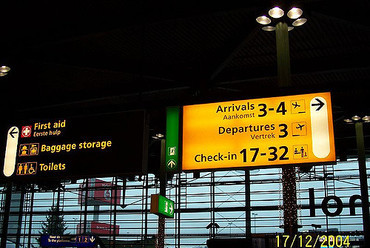 Schipol repülőtér, Amszterdam - forrás: Flickr