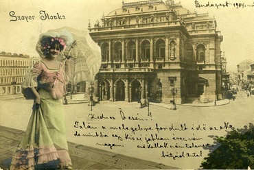 Budapesti képeslap 1912-ből. 