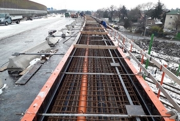 Az M0 déli szakasz műtárgyainak felújítása. Fotó: A-Híd Zrt.