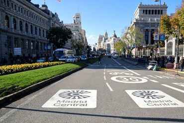 A Madrid Central határa