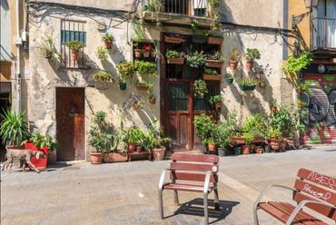 Az El Born negyed utcaképe (Fotó: barcelona.com)