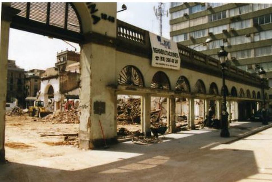 A Santa Caterina piac a felújítás előtt (Fotó: barcelona.cat)