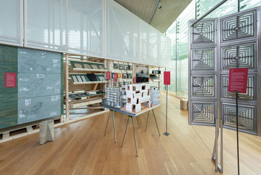 Oslói Építészeti Triennále 2020. A Nemzeti Múzeumban létrehozott Könyvtár tere. Fotó: OAT / Virág István 