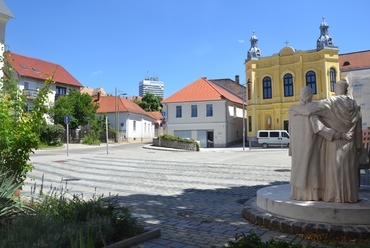 A Ranolder János tér felújítása, Veszprém. Fotó: Kovács Dávid, Veszprémi Építész Műhely 
