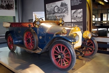 Az első A.L.F.A., a 24 HP (1910). Fotó: Alfa Romeo Múzeum Arese