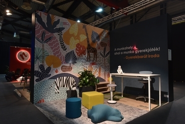 Képzelj egy irodát, ahol a gyerekek is játszva tanulhatnak (Fotó: OfficeXPO)
