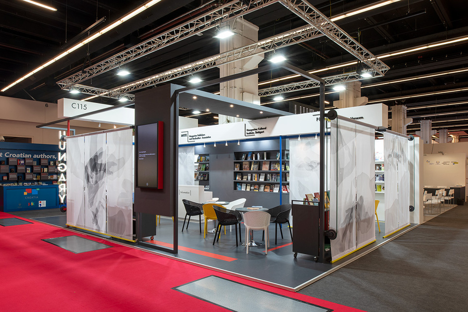 A 71. Frankfurti Könyvvásár magyar pavilonja - Terv: Demeter Design Stúdió - Fotó: Réthey-Prikkel Tamás