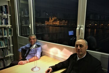  François Guyonnet  és  Pierre Gonzalvez polgármester is Budapestre látogatott., Fotó: Székely Márton