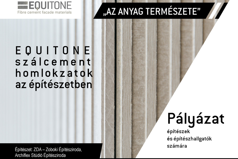 Equitone építész és építészhallgatói pályázat 2019