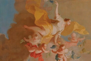 A Barokk freskófestészet Magyarországon c. sorozat első kötetének borítórészlete