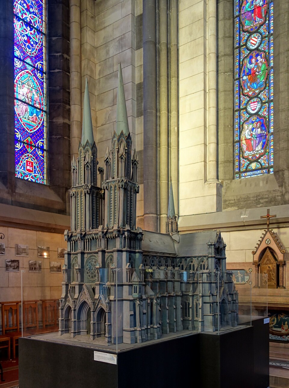 A katedrális makettje a 19. századból. Forrás: Wikipédia