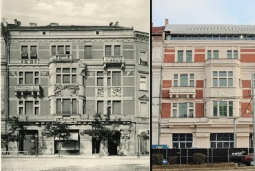 A Belgrád rkp. 24. 1906-10 között, valamint 2020-ban., Forrás: FSZEK, Budapest Gyűjtemény Képarchívum - Pleskovics Viola