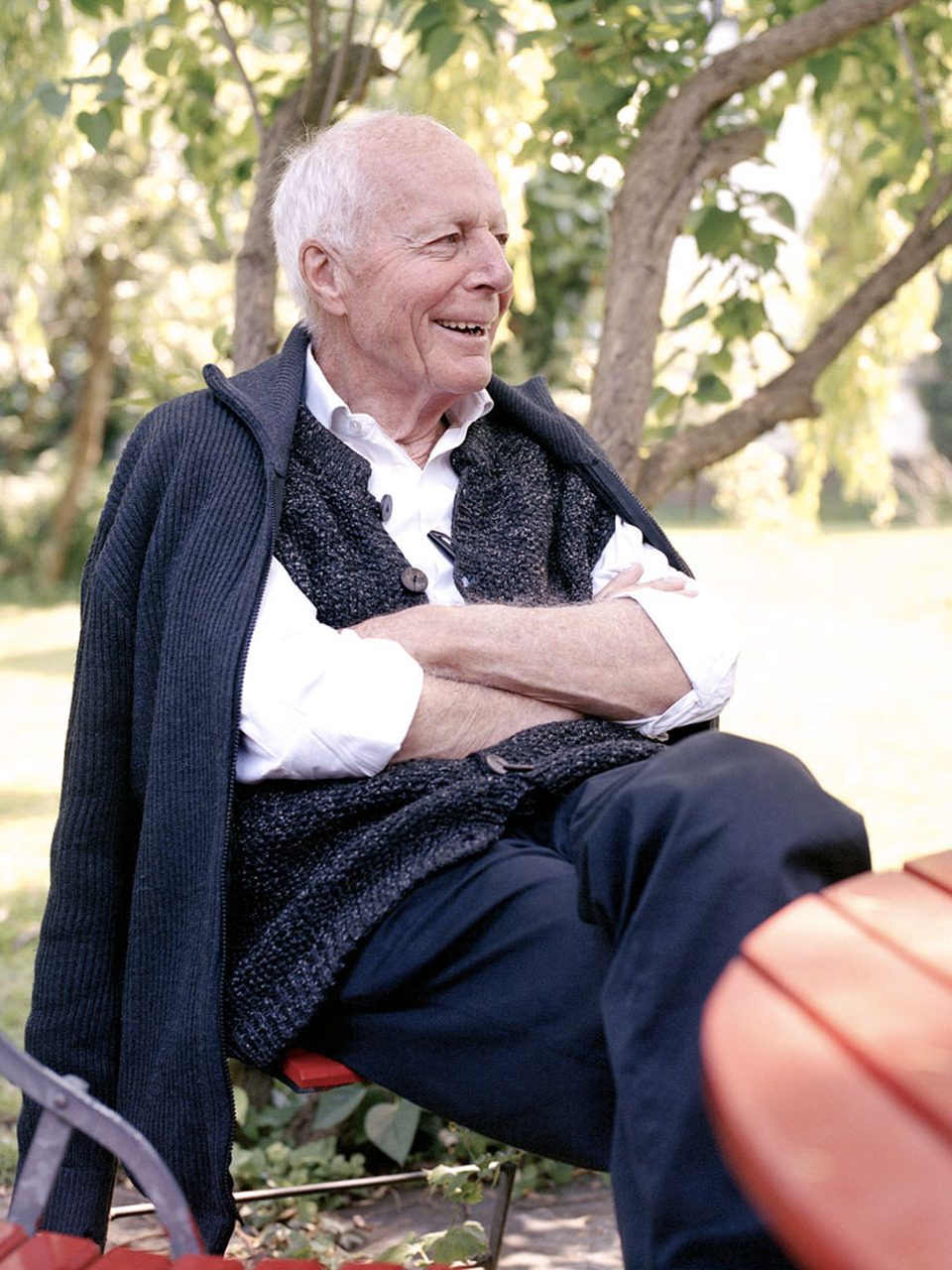 Gottfried Böhm. Fotó: Christian Schaulin, 2008, a Deutsches Architekturmuseum jóvoltából