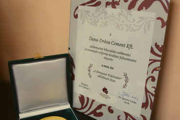 "A Környezet Védelméért” Díjban részesült a DDC