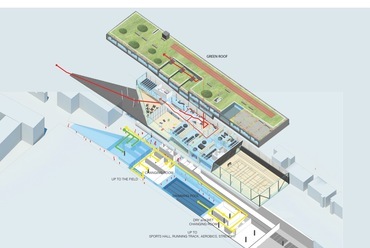 Brighton College, Sport- és Tudományos Épület. Tervező: OMA, 2020. Kép © OMA