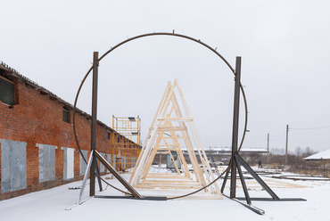 Monika Sosnoswka: Exercises in Construction. Bending. A kivitelezés képei. Fotó: Ivan Jerofejev © Garage Museum of Contemporary Art