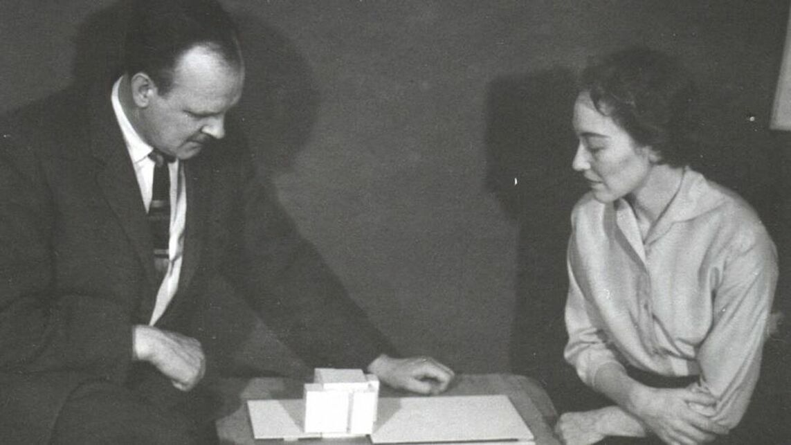 Blanche van Ginkel és férje, Sandy van Ginkel az 1950-es években alapítottak építész irodát Montréálban. Fotó: Van Ginkel Associates