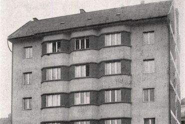 Budapest, Vásárhelyi utca 10., 1932-ben, tervező: Hamburger István (Tér és Forma, 1932/3., 69. o.)