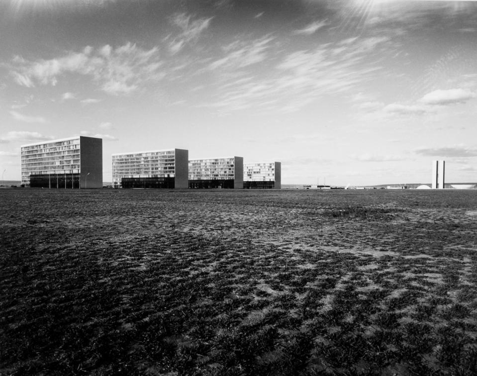 Eixo Monumental, Brazíliaváros, fotó: Lucien Hervé, 1961