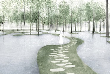 Art Biotop Water Garden. Építész: Junya Ishigami