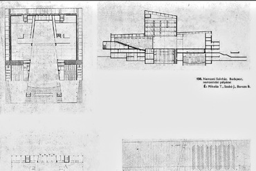 Boruzs Bernát - Mikolás Tibor - Szabó János: A Nemzeti Színház tervpályázata, 1964. Forrás: ÉM. Debreceni Tervező Vállalat 1966-70, 150.o.